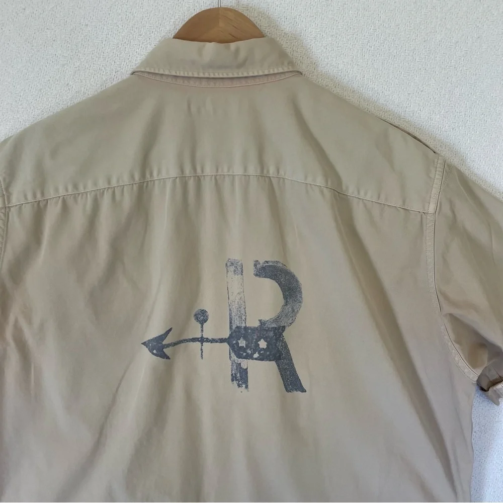 Polo Ralph Lauren Sportsman Fly Fishing Patchwork Shirt Men’s L Trapper Lake - Picture 8 of 16